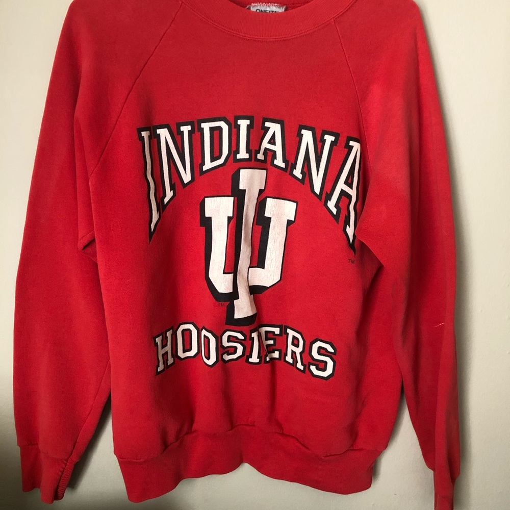 Vintage IU Crewneck Sweatshirt Unisex Large
